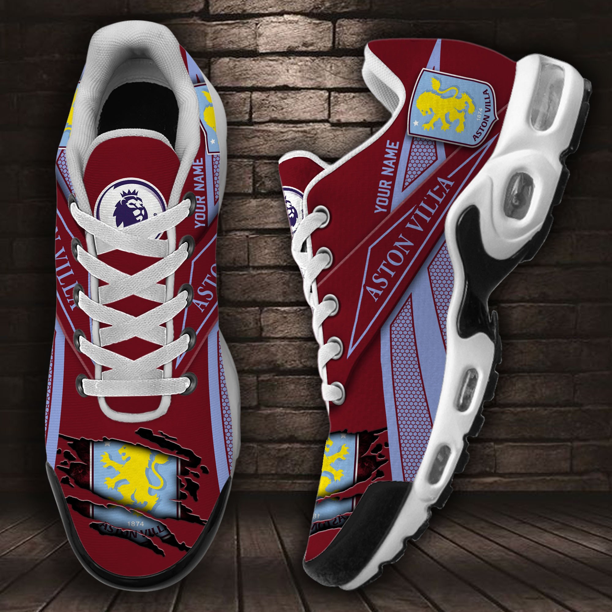 Aston Villa F.C TN Schuhe Sneakers für Männer und Frauen