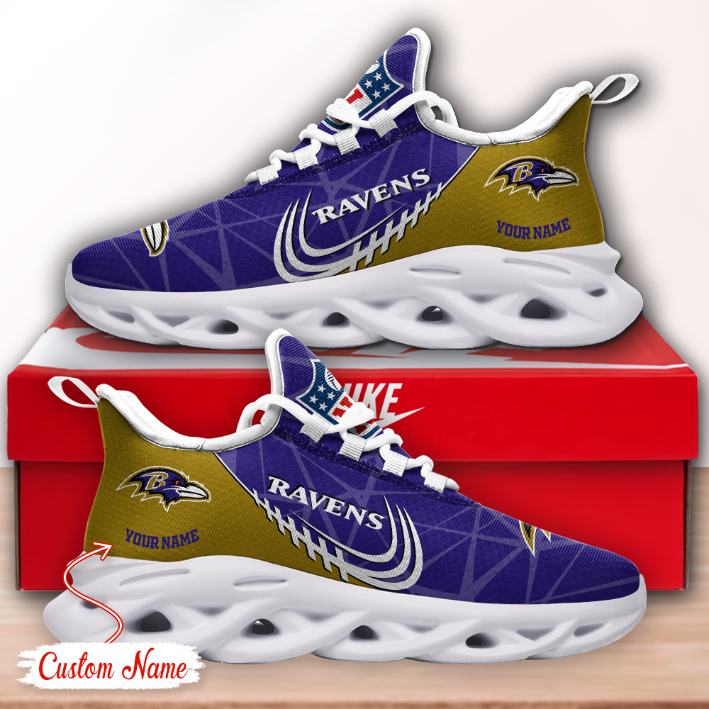 Baltimore Ravens NFL Max Soul Schuhe Turnschuhe für Männer und Frauen