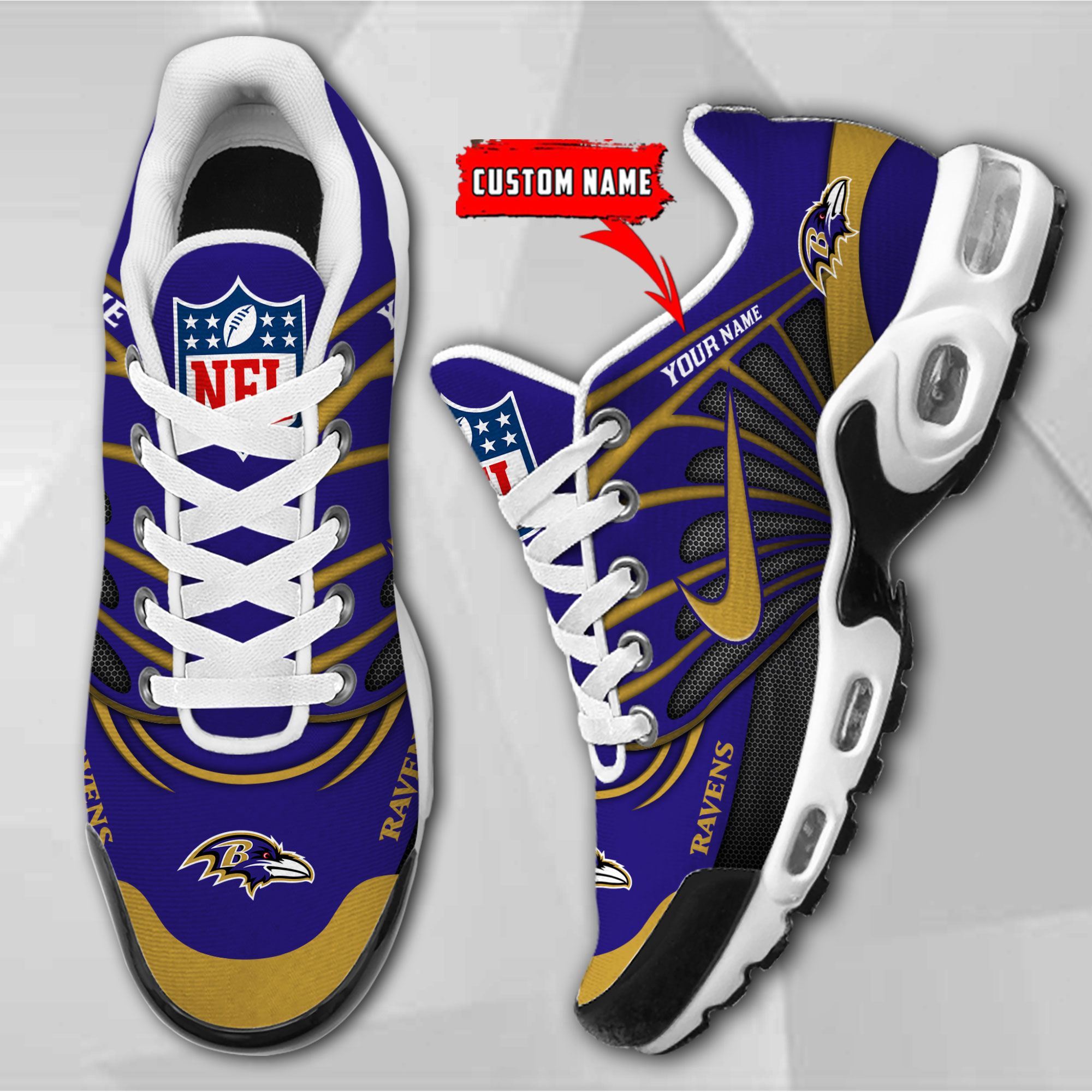Baltimore Ravens TN Schuhe Sneakers für Männer und Frauen