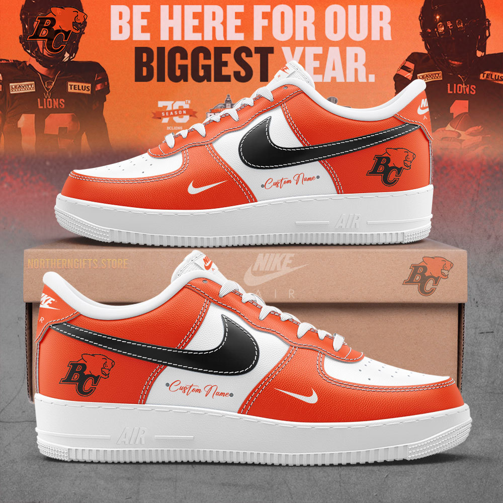 BC Lions Benutzerdefinierter Name für Fans Schuhe-SP25062406ID10