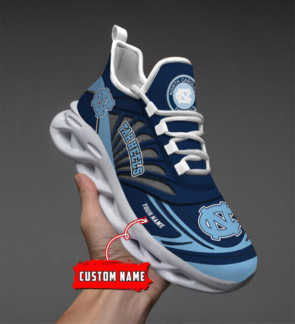 Benutzerdefinierte Name 20 North Carolina Tar Heels personalisierte Max Schuhe DS001
