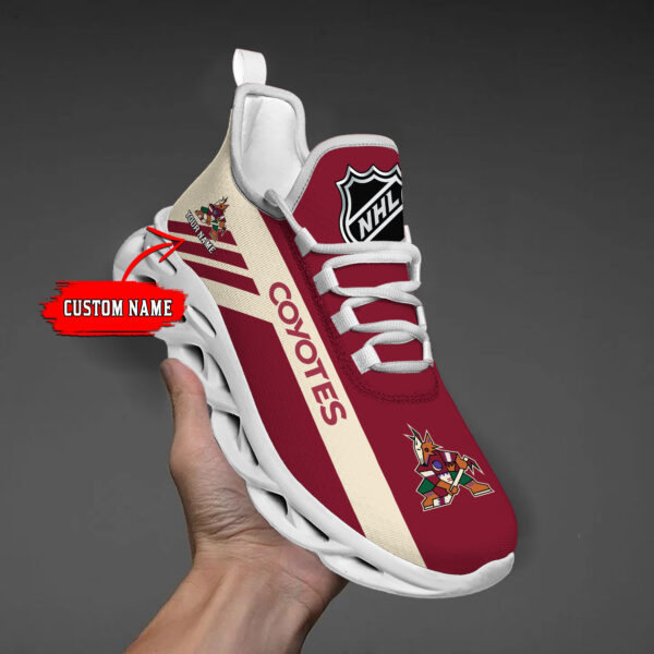 Benutzerdefinierte Name Arizona Coyotes personalisierte Max Schuhe DS004