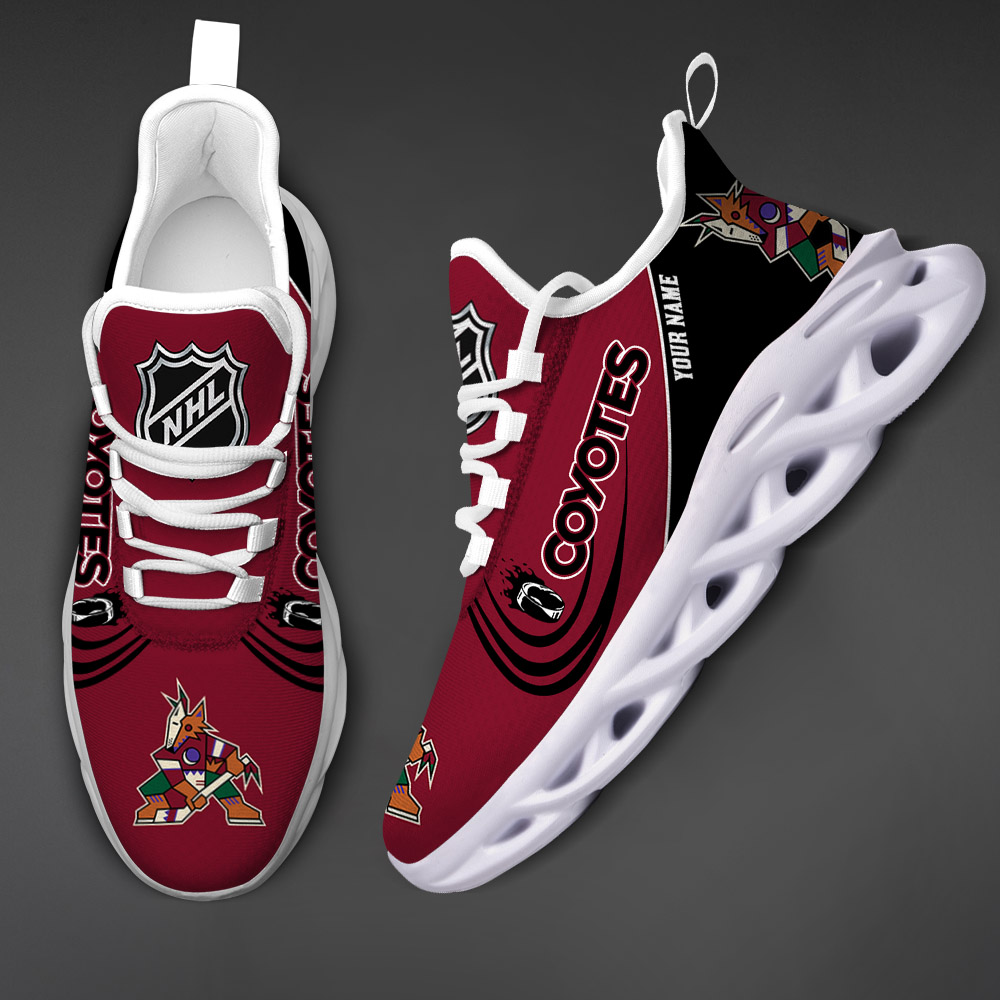 Benutzerdefinierte Name Arizona Coyotes personalisierte Max Schuhe DS006