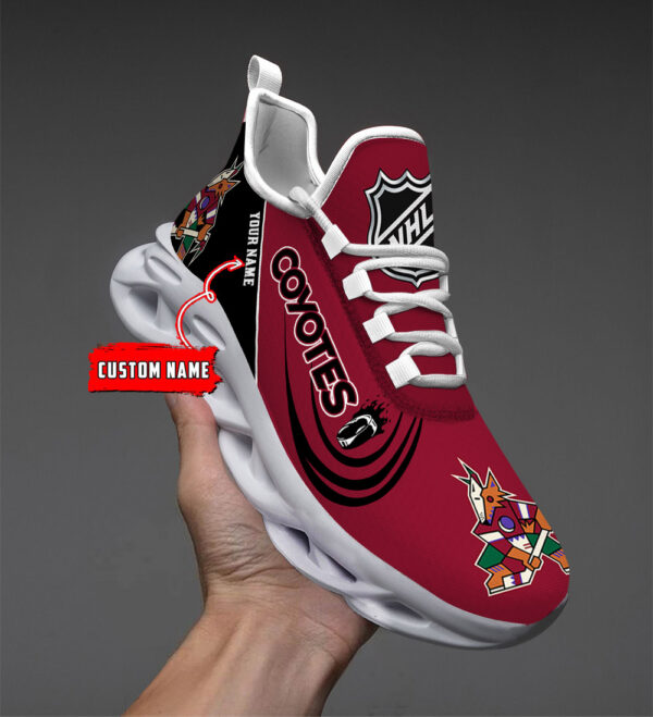 Benutzerdefinierte Name Arizona Coyotes personalisierte Max Schuhe DS006