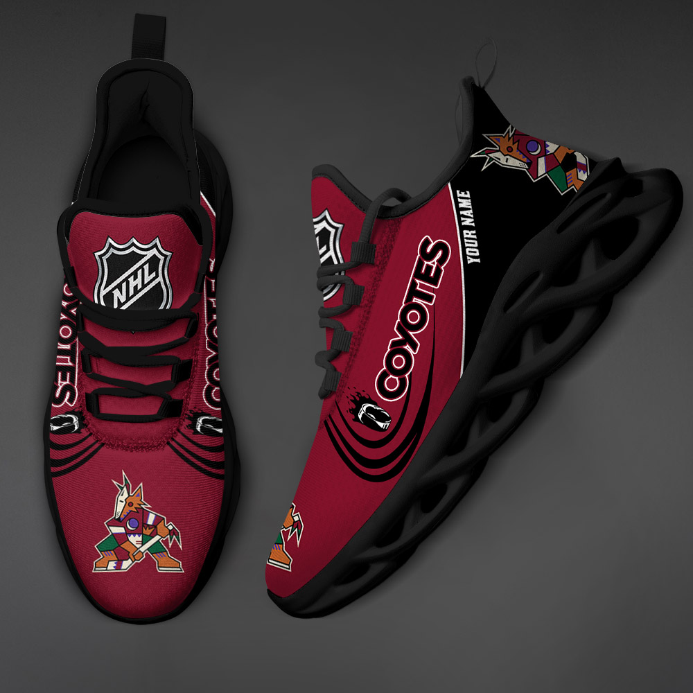 Benutzerdefinierte Name Arizona Coyotes personalisierte Max Schuhe DS006