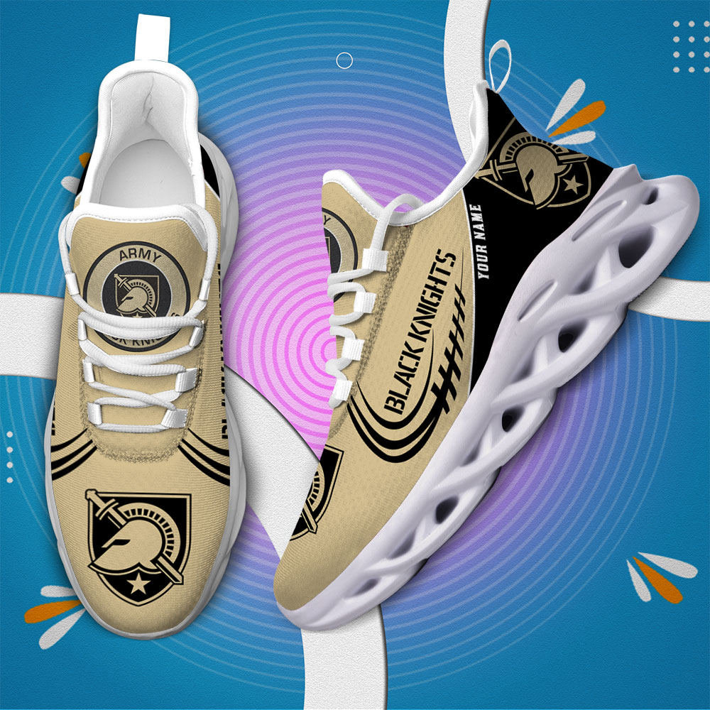 Benutzerdefinierte Name Army Black Knights personalisierte Max Schuhe DS006