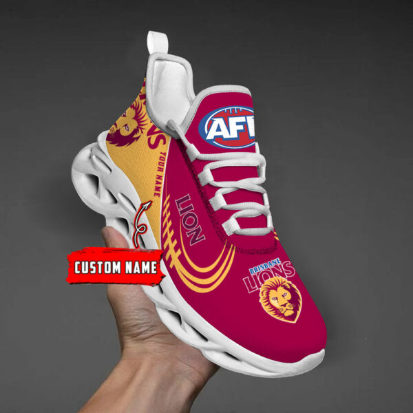Benutzerdefinierte Name Brisbane Lions personalisierte Max Schuhe DS006