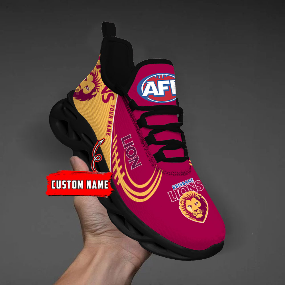 Benutzerdefinierte Name Brisbane Lions personalisierte Max Schuhe DS006