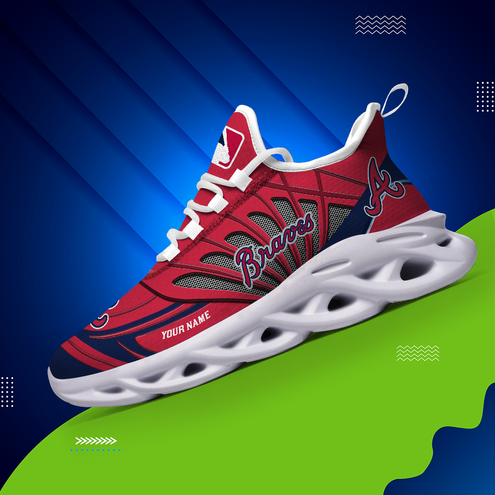 Benutzerdefinierte Name Chicago Cubs personalisierte Max Schuhe DS005