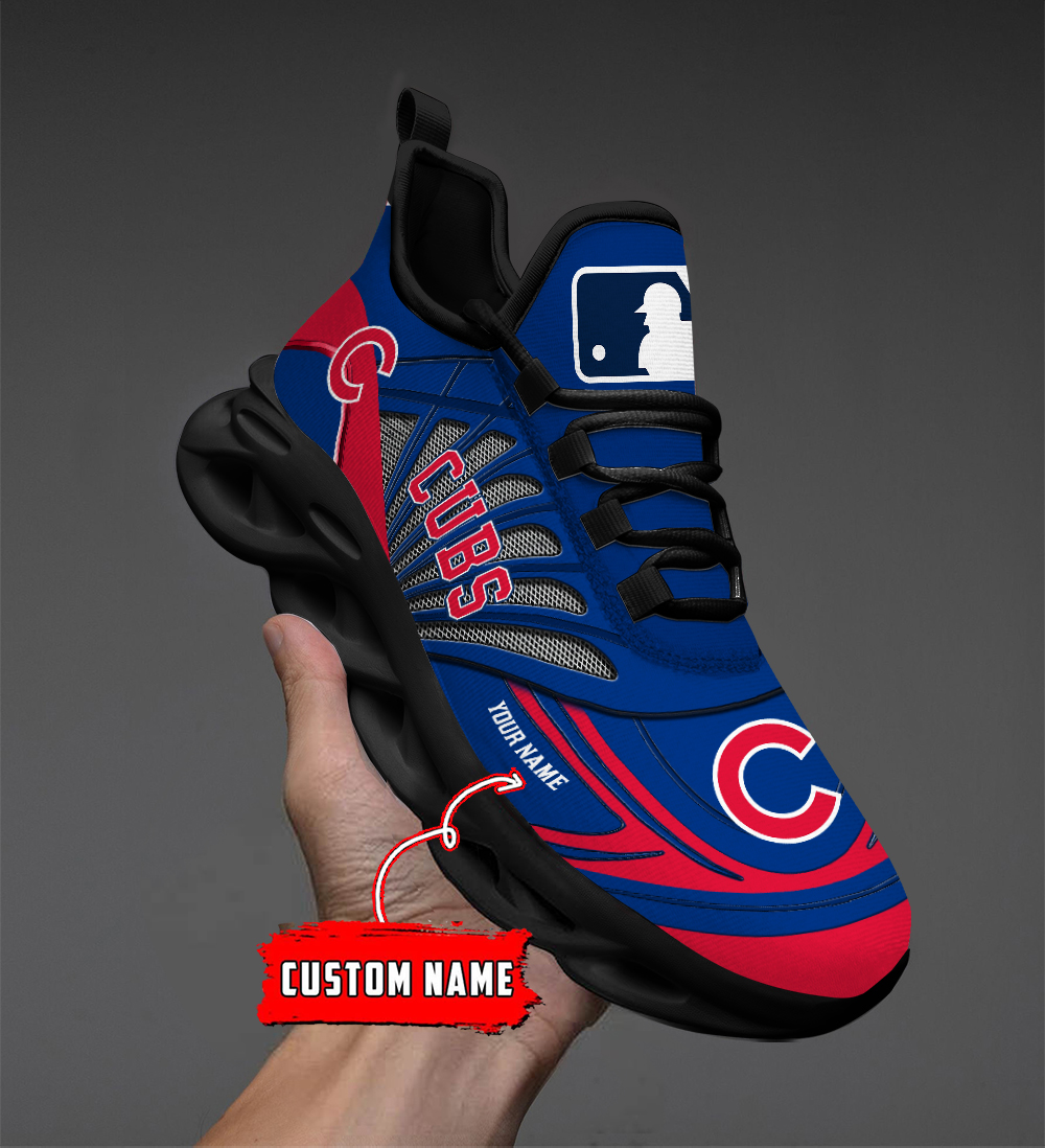 Benutzerdefinierte Name Chicago Cubs personalisierte Max Schuhe DS005