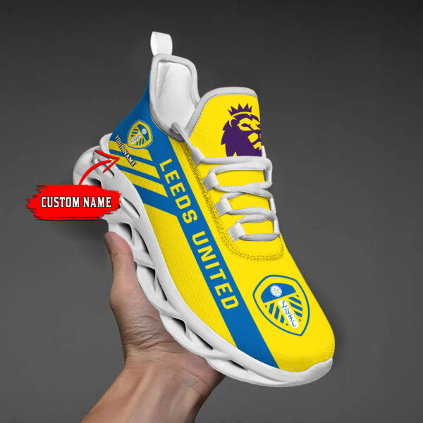Benutzerdefinierte Name Leeds United personalisierte Max Schuhe DS006 EPL