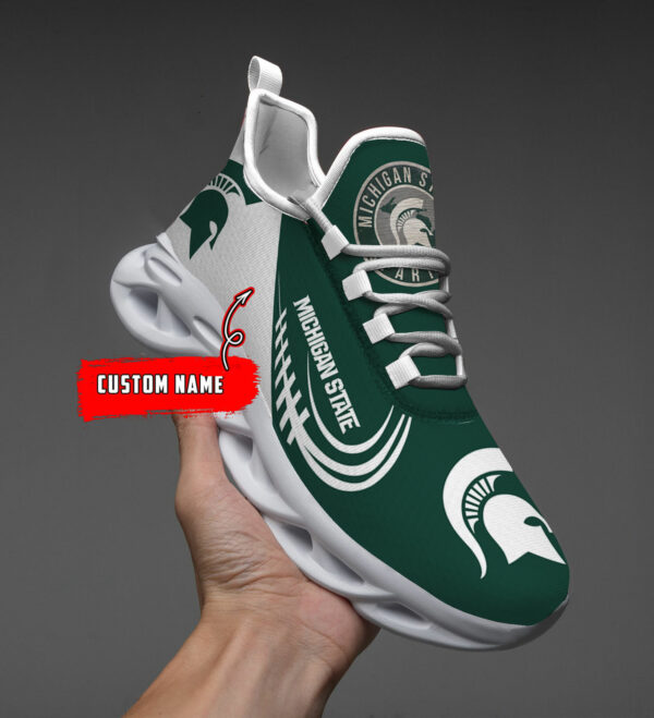 Benutzerdefinierte Name Michigan State Spartans personalisierte Max Schuhe DS006