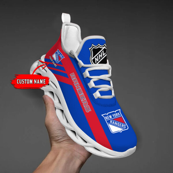 Benutzerdefinierte Name New York Rangers personalisierte Max Schuhe DS004