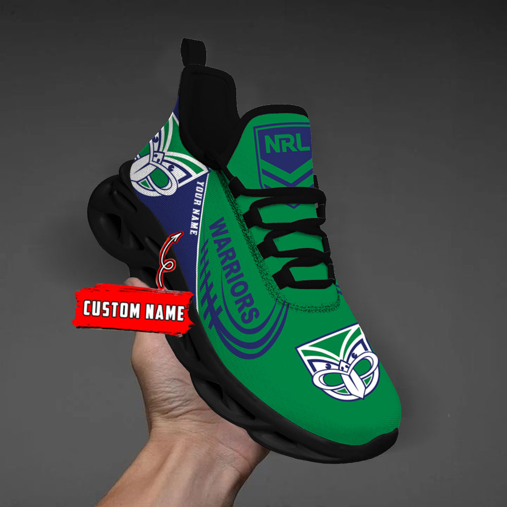 Benutzerdefinierte Name New Zealand Warriors personalisierte Max Schuhe DS006