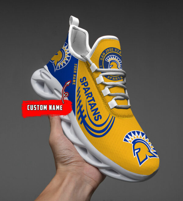 Benutzerdefinierte Name San Jose State Spartans personalisierte Max Schuhe DS006