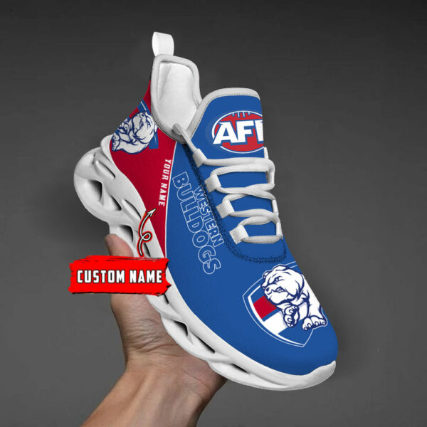 Benutzerdefinierte Name Western Bulldogs personalisierte Max Schuhe DS006