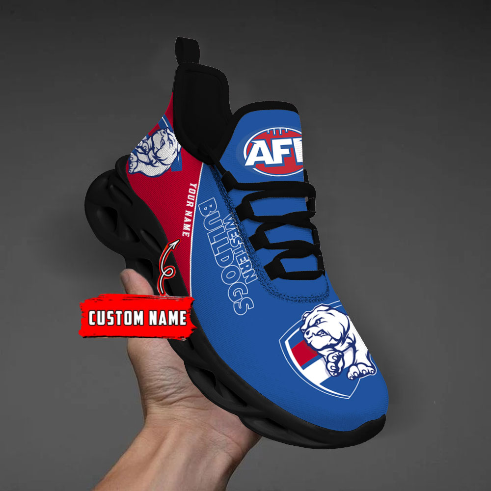 Benutzerdefinierte Name Western Bulldogs personalisierte Max Schuhe DS006