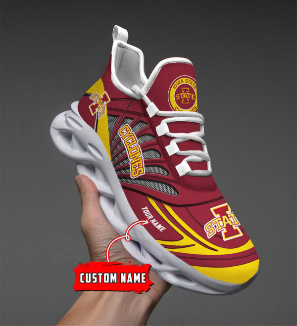 Benutzerdefinierter Name 11 Iowa State Cyclones Personalisierte Max-Schuhe DS001