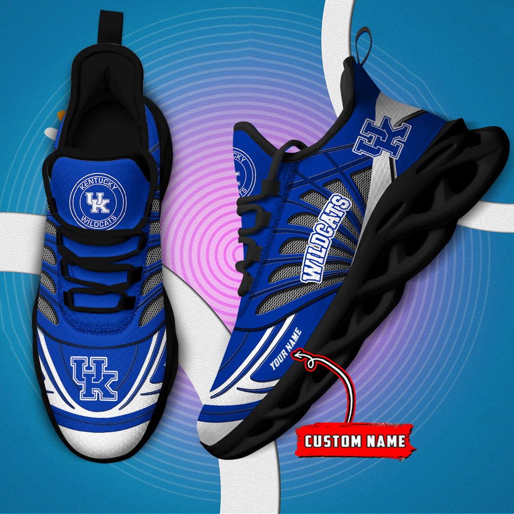 Benutzerdefinierter Name 12 Kentucky Wildcats personalisierte Max-Schuhe DS001