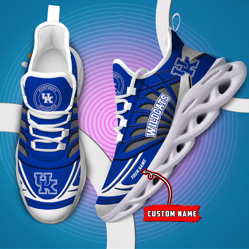Benutzerdefinierter Name 12 Kentucky Wildcats personalisierte Max-Schuhe DS001