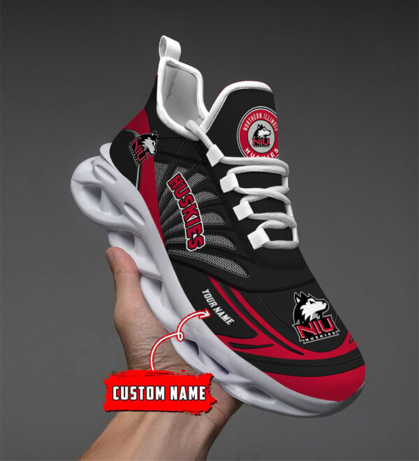 Benutzerdefinierter Name 21 Northern Illinois Huskies Personalisierte Max-Schuhe DS001