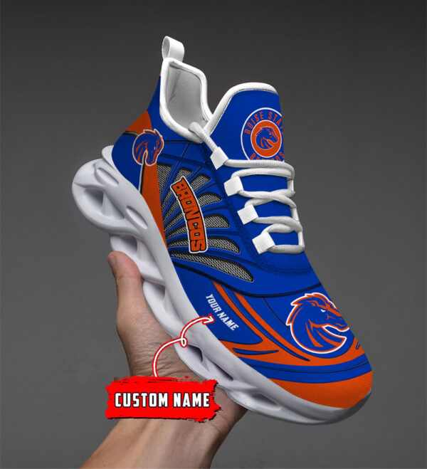 Benutzerdefinierter Name 23 Boise State Broncos Personalisierte Max-Schuhe DS001