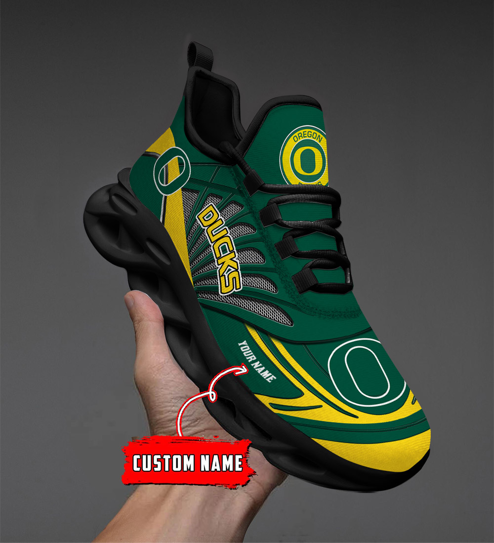 Benutzerdefinierter Name 26 Oregon Ducks Personalisierte Max-Schuhe DS001
