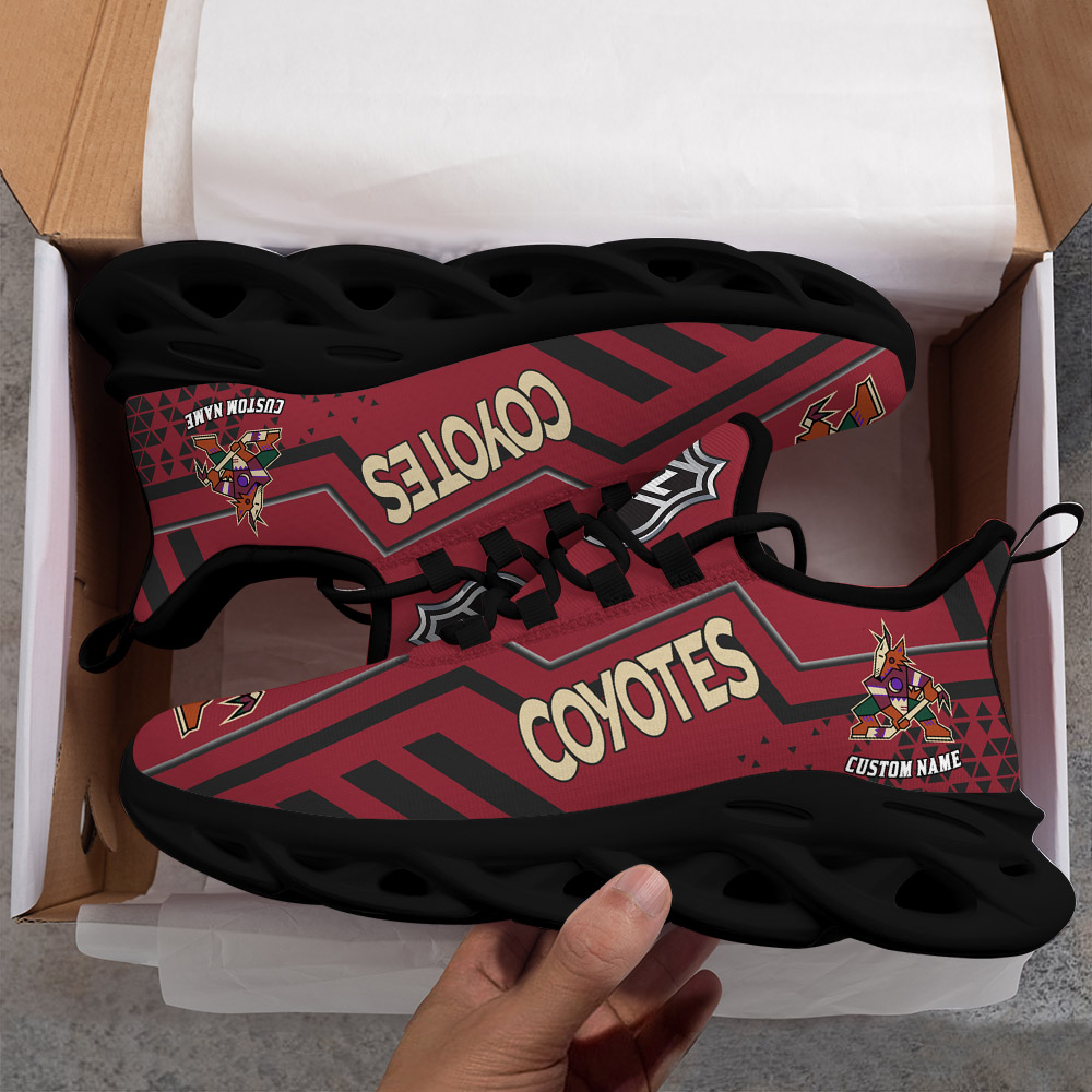 Benutzerdefinierter Name Arizona Coyotes Personalisiert Max Shoes DS001 NEU 2022