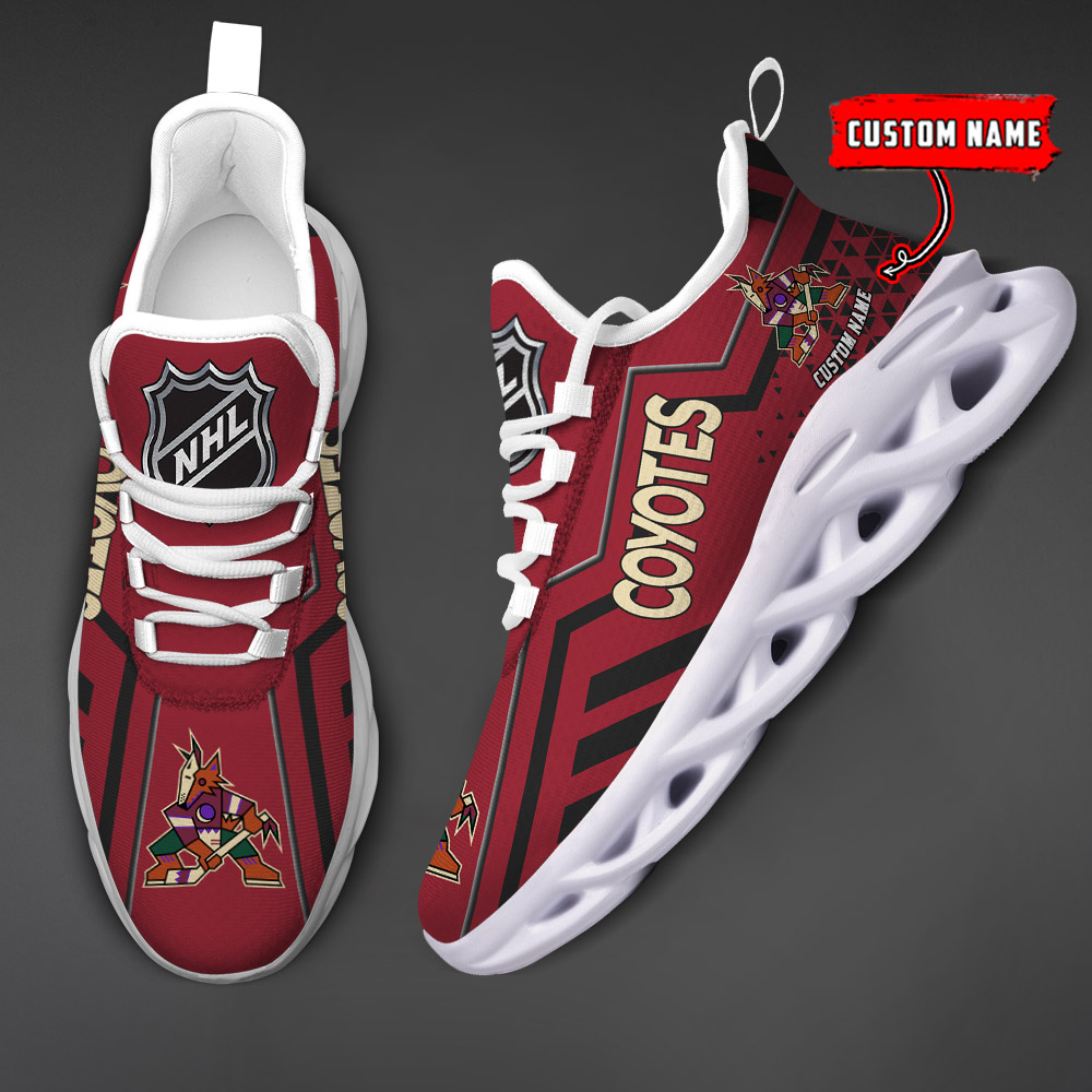 Benutzerdefinierter Name Arizona Coyotes Personalisiert Max Shoes DS001 NEU 2022