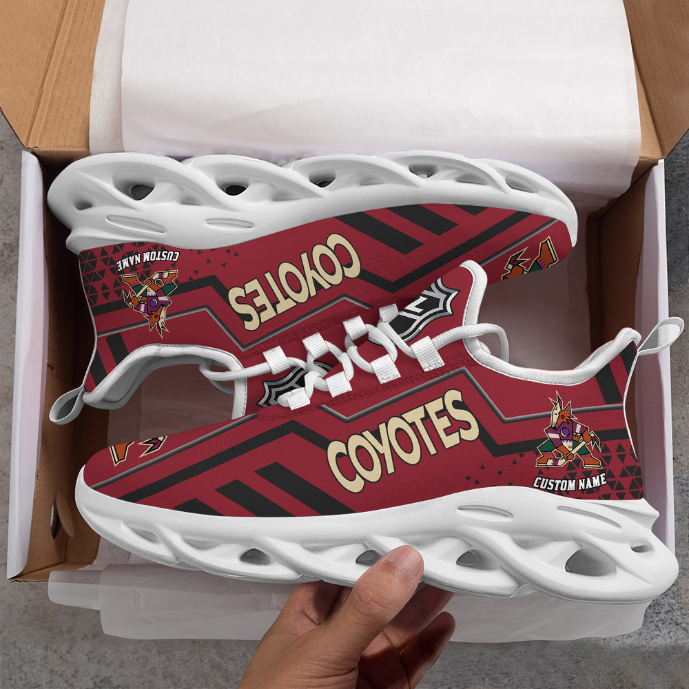 Benutzerdefinierter Name Arizona Coyotes Personalisiert Max Shoes DS001 NEU 2022