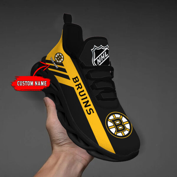 Benutzerdefinierter Name Boston Bruins personalisierte Max-Schuhe DS004