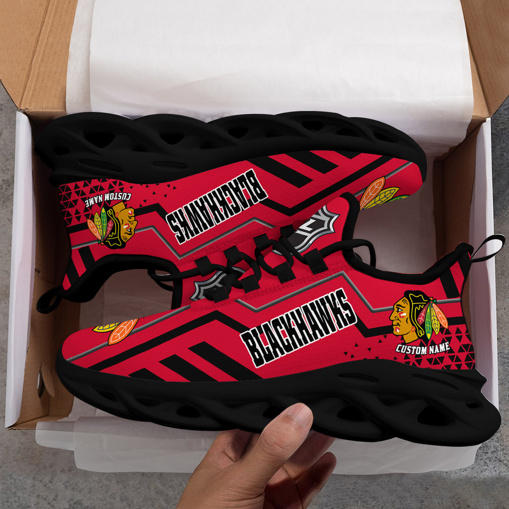 Benutzerdefinierter Name Chicago Blackhawks Personalisiert Max Shoes DS001 NEU 2022