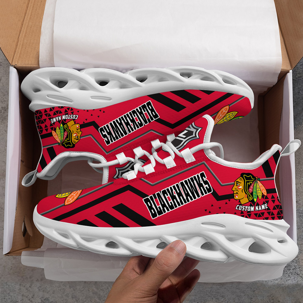 Benutzerdefinierter Name Chicago Blackhawks Personalisiert Max Shoes DS001 NEU 2022