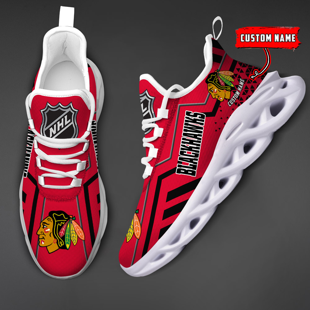 Benutzerdefinierter Name Chicago Blackhawks Personalisiert Max Shoes DS001 NEU 2022