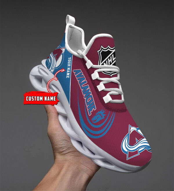 Benutzerdefinierter Name Colorado Avalanche Personalisierte Max Schuhe DS006