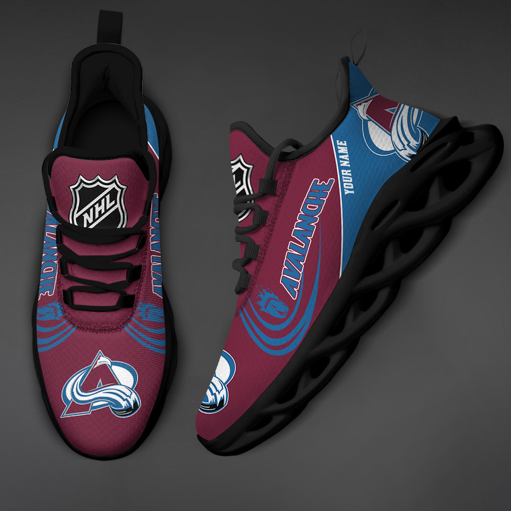 Benutzerdefinierter Name Colorado Avalanche Personalisierte Max Schuhe DS006