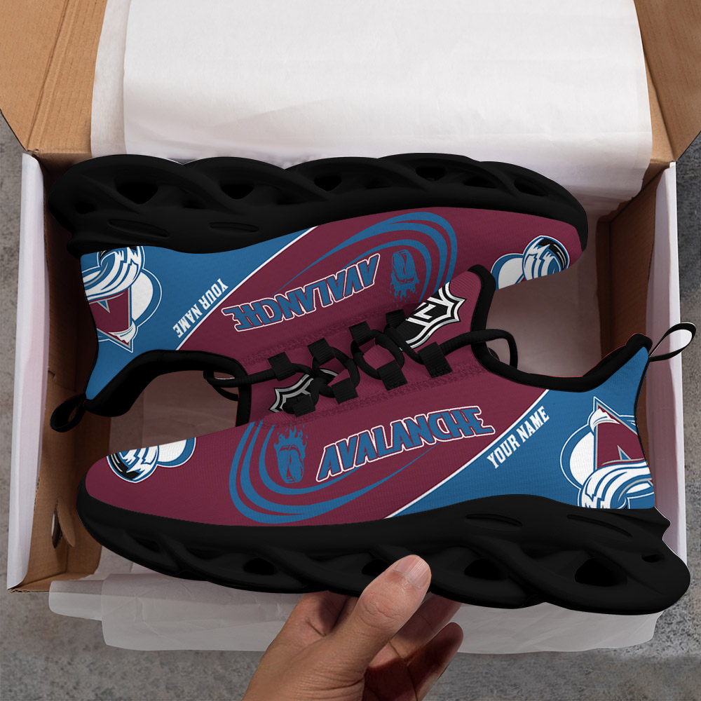 Benutzerdefinierter Name Colorado Avalanche Personalisierte Max Schuhe DS006