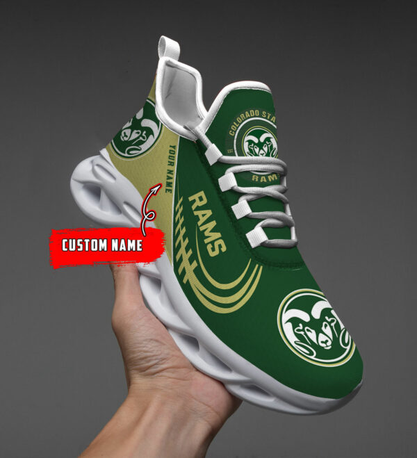 Benutzerdefinierter Name Colorado State Rams Personalisierte Max-Schuhe DS006
