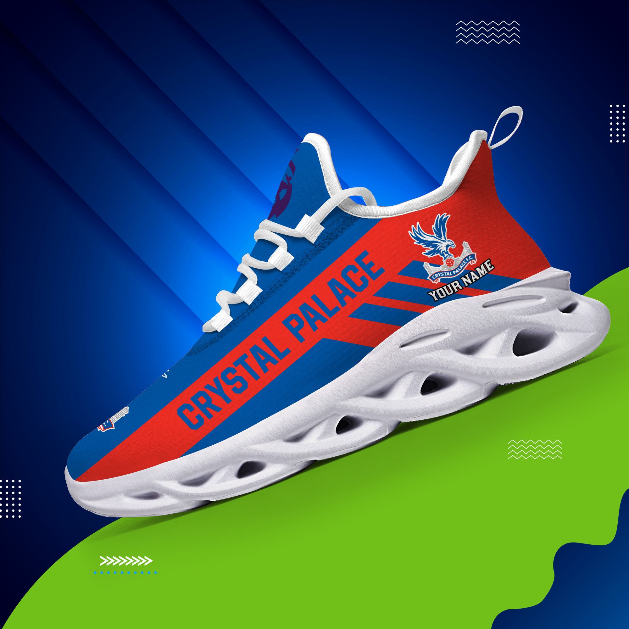 Benutzerdefinierter Name Crystal Palace Personalisiert Max Shoes DS006 EPL