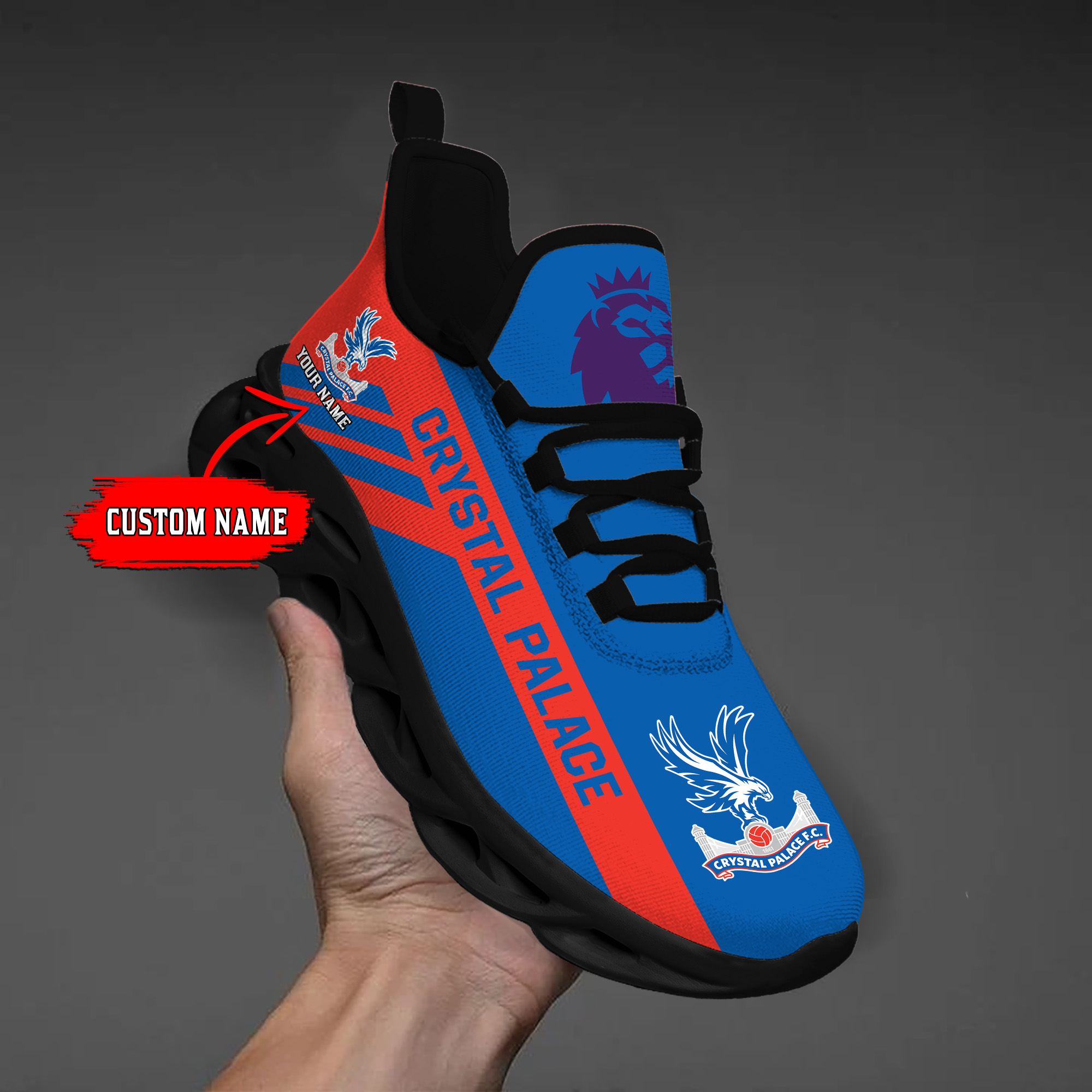 Benutzerdefinierter Name Crystal Palace Personalisiert Max Shoes DS006 EPL