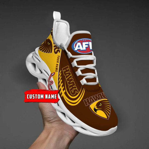 Benutzerdefinierter Name Hawthorn Hawks personalisiert Max Shoes DS006 (Kopie)