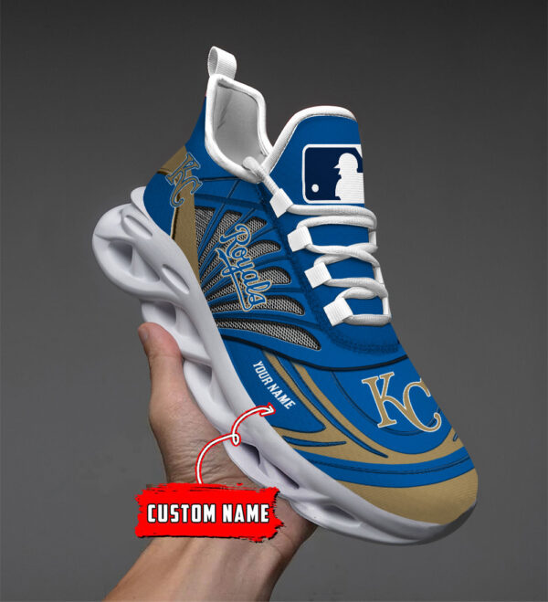 Benutzerdefinierter Name Kansas City Royals personalisierte Max-Schuhe DS005