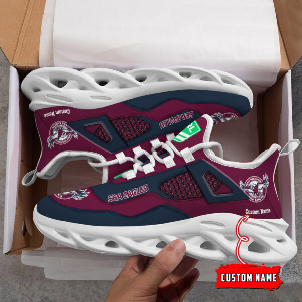 Benutzerdefinierter Name Manly Sea Eagles NRL MAX SHOES DS001