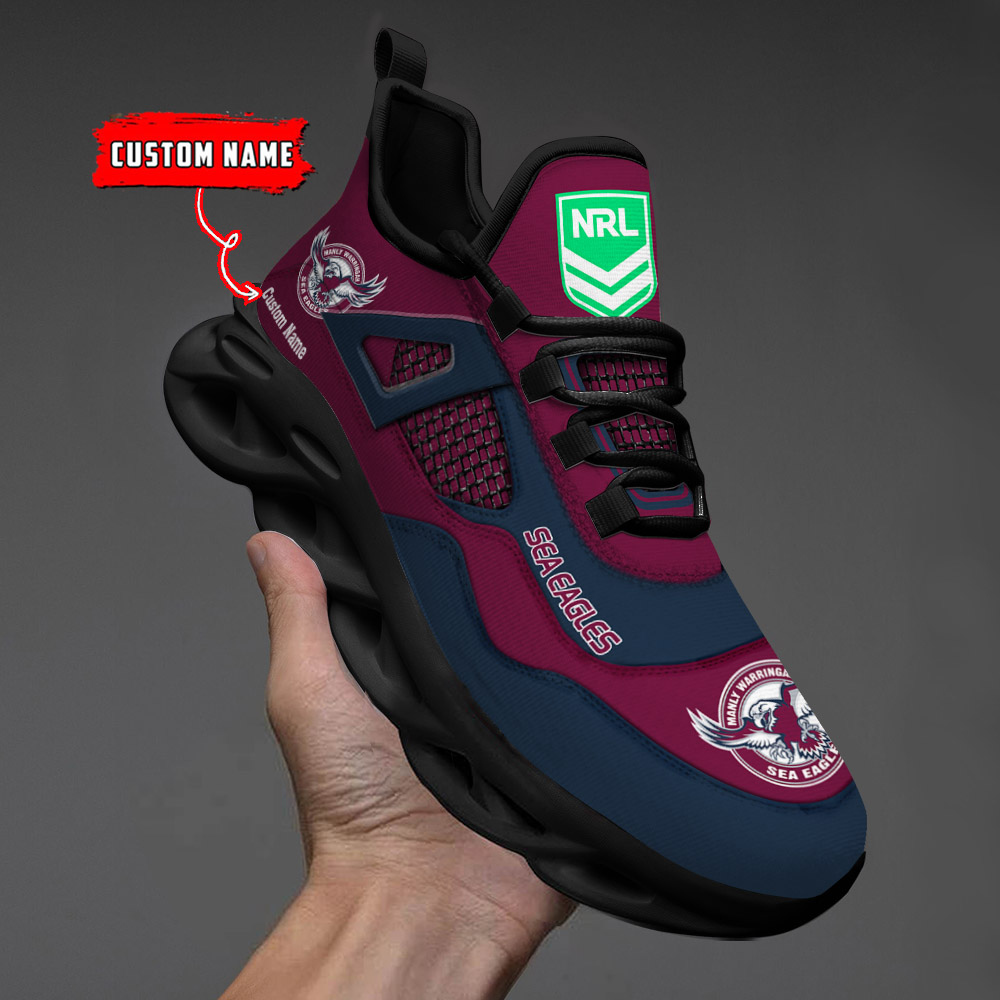 Benutzerdefinierter Name Manly Sea Eagles NRL MAX SHOES DS001
