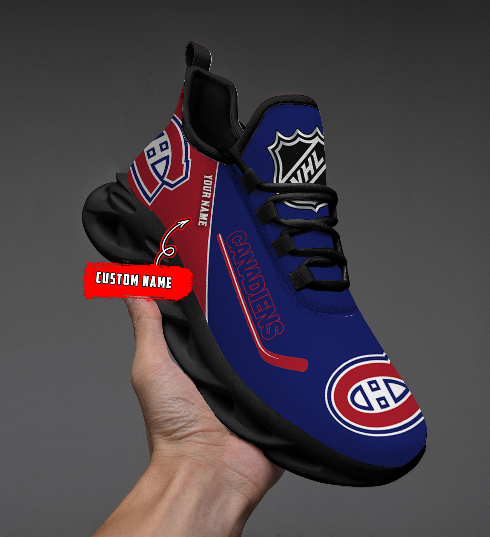 Benutzerdefinierter Name Montreal Canadiens Personalisiert Max Shoes DS006 NEU 2022 M1