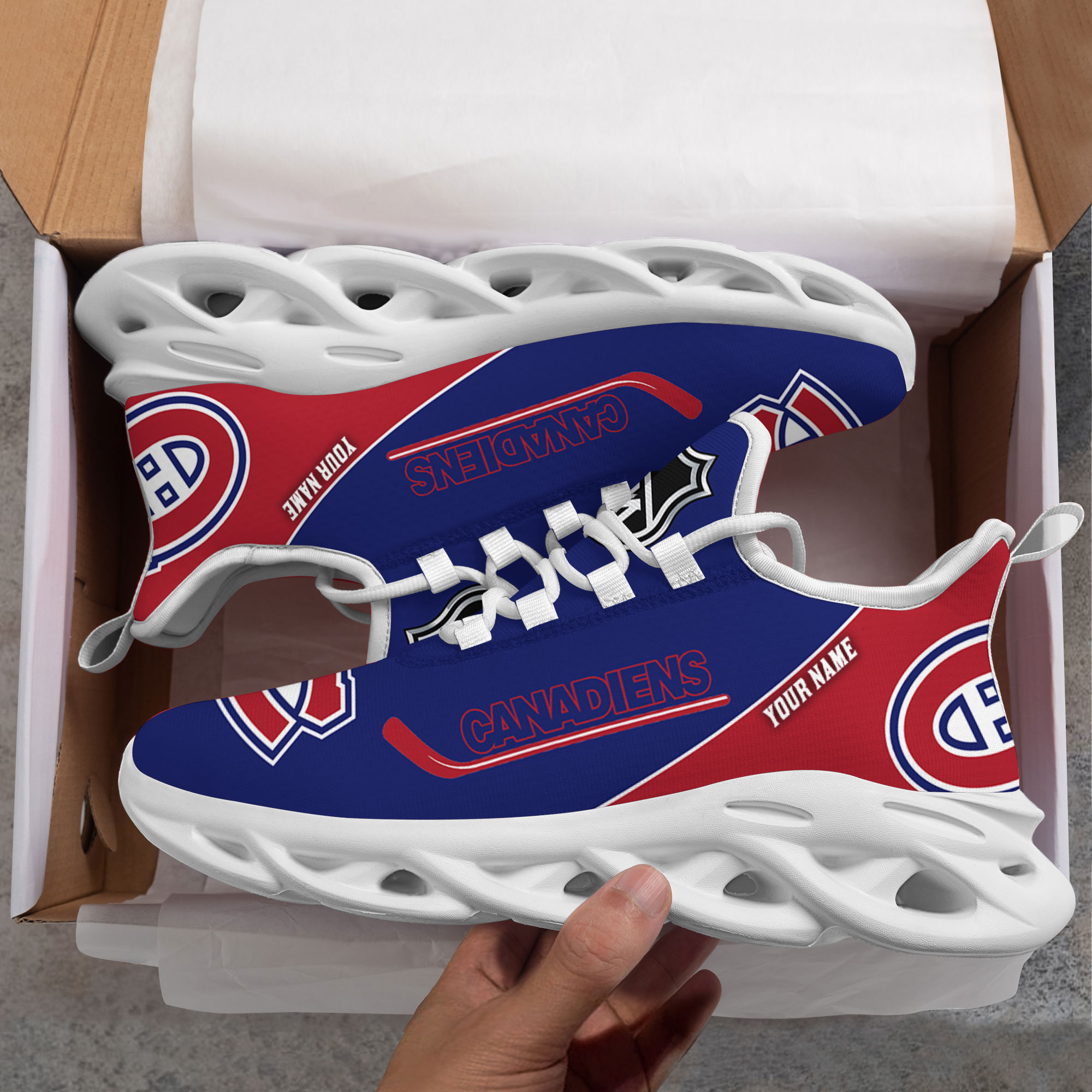 Benutzerdefinierter Name Montreal Canadiens Personalisiert Max Shoes DS006 NEU 2022 M1