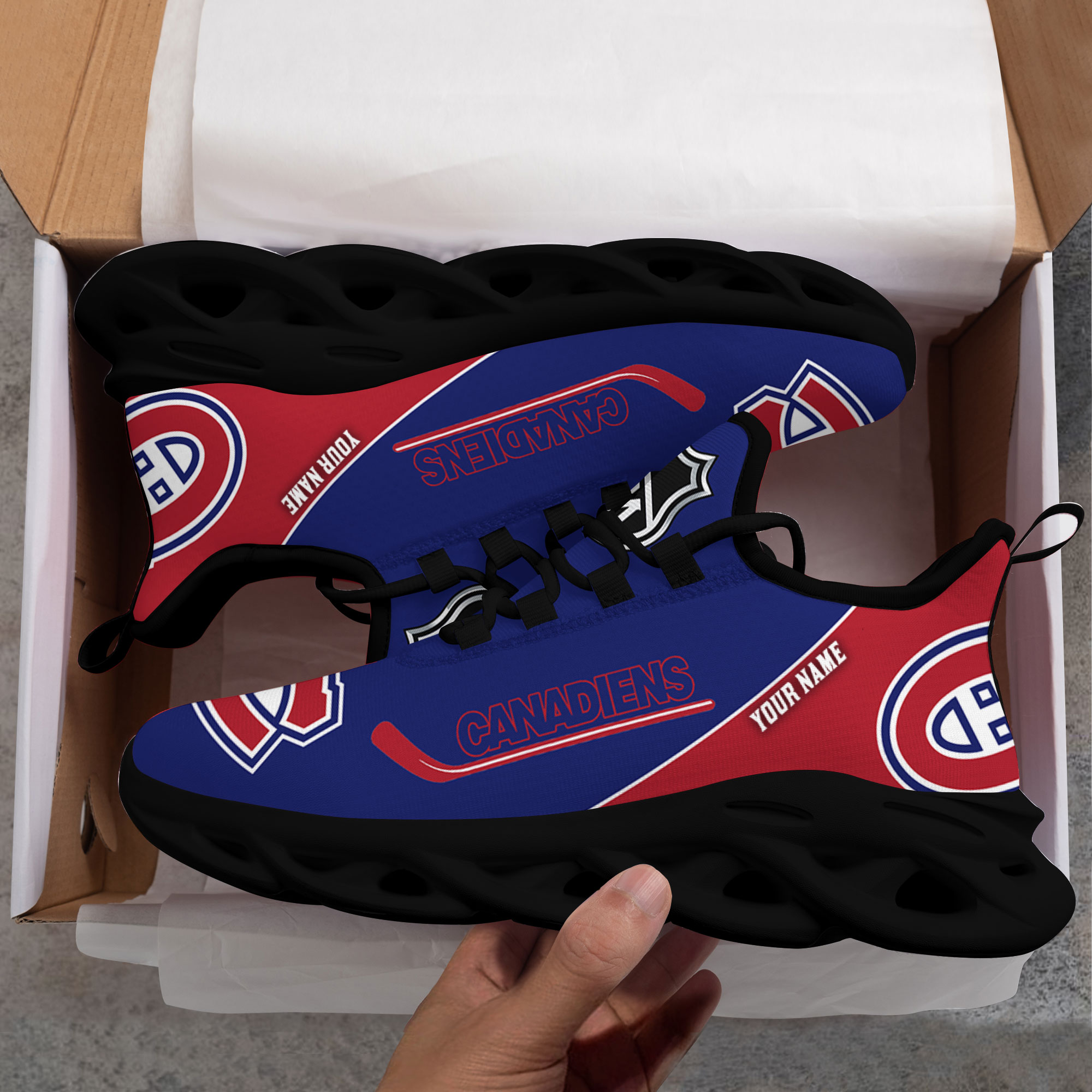 Benutzerdefinierter Name Montreal Canadiens Personalisiert Max Shoes DS006 NEU 2022 M1