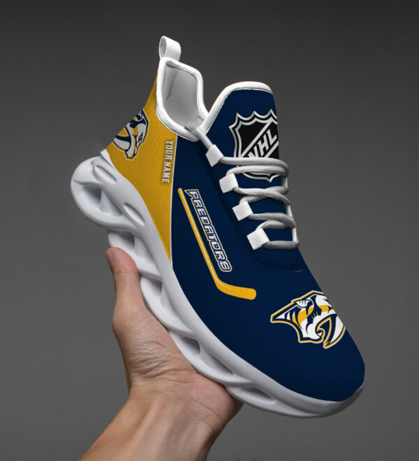 Benutzerdefinierter Name Nashville Predators Personalisiert Max Shoes DS006 NEU 2022 M1