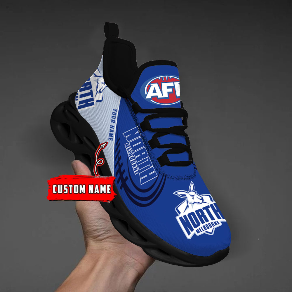 Benutzerdefinierter Name North Melbourne Kangaroos Personalisierte Max Schuhe DS006