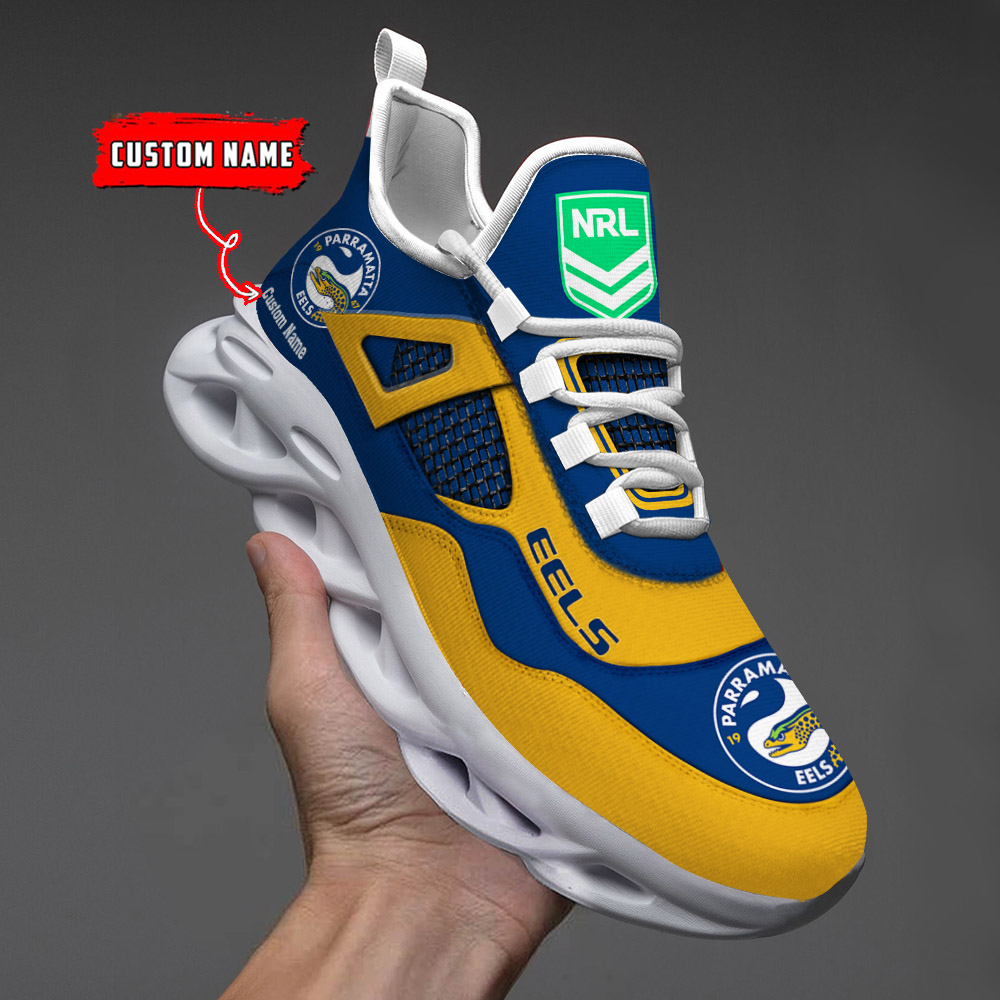 Benutzerdefinierter Name Parramatta Eels NRL MAX SHOES DS001
